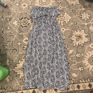 Yidarton strapless maxi dress